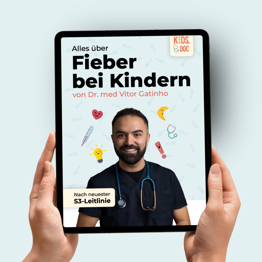 Fieber Ratgeber von KidsDoc – Titelseite