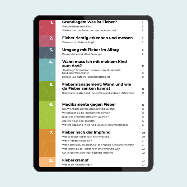 Fieber Ratgeber von KidsDoc – Seitenvorschau 1