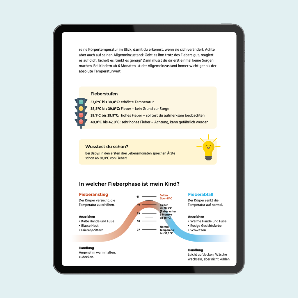 Fieber Ratgeber: Alles über Fieber bei Kindern