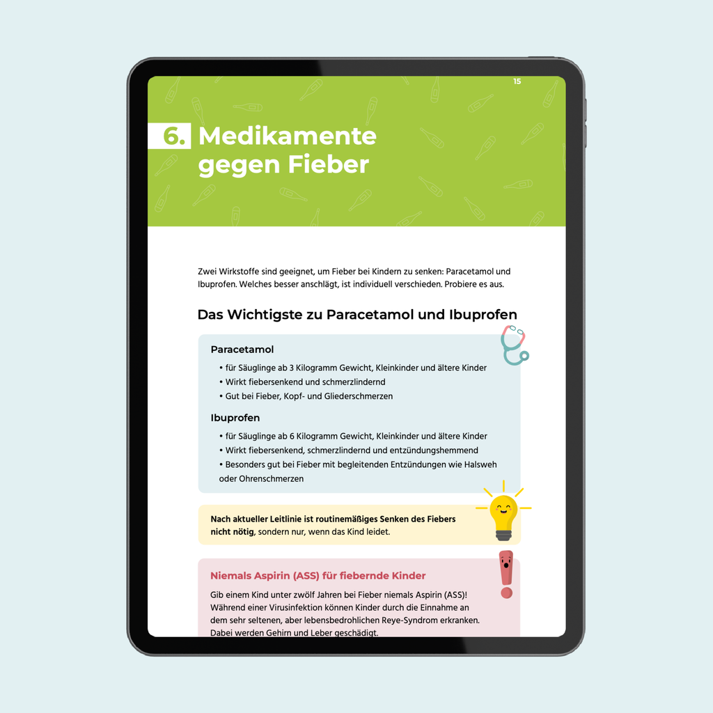 Fieber Ratgeber: Alles über Fieber bei Kindern