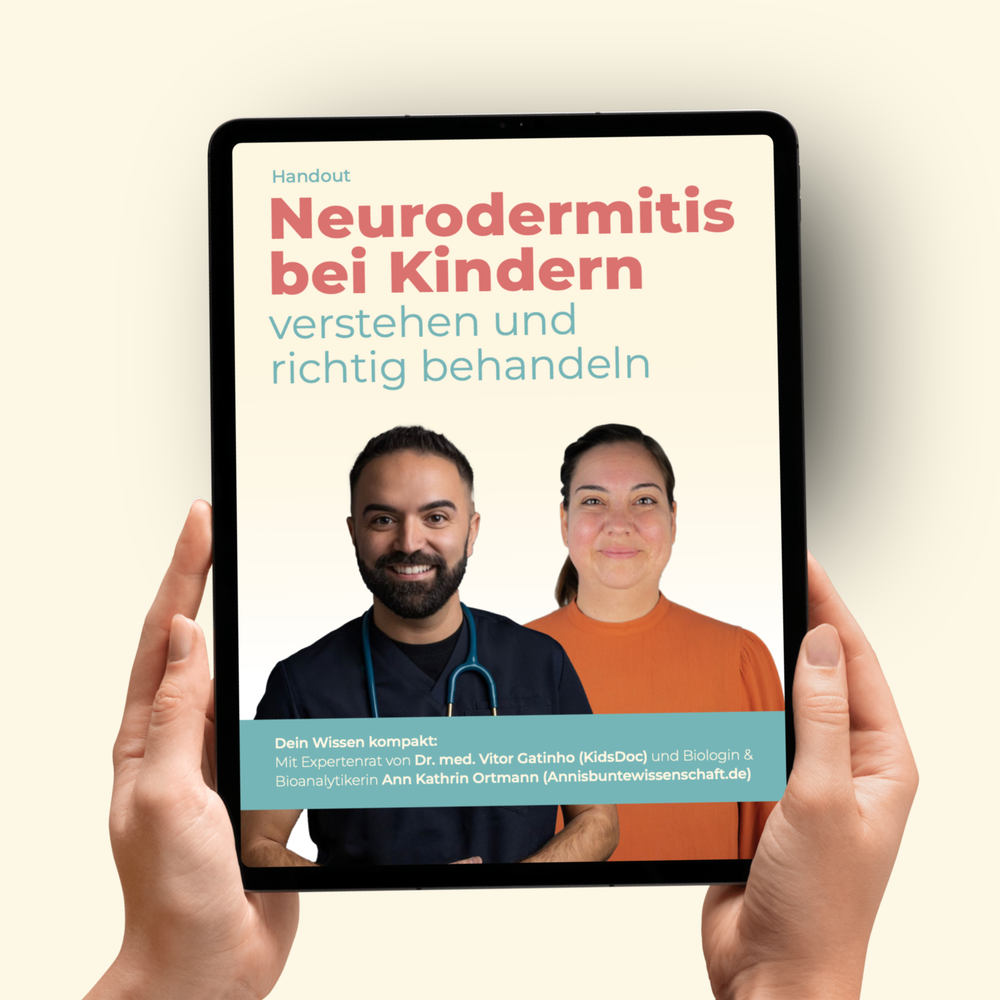 Neurodermitis-Ratgeber von KidsDoc – Titelseite