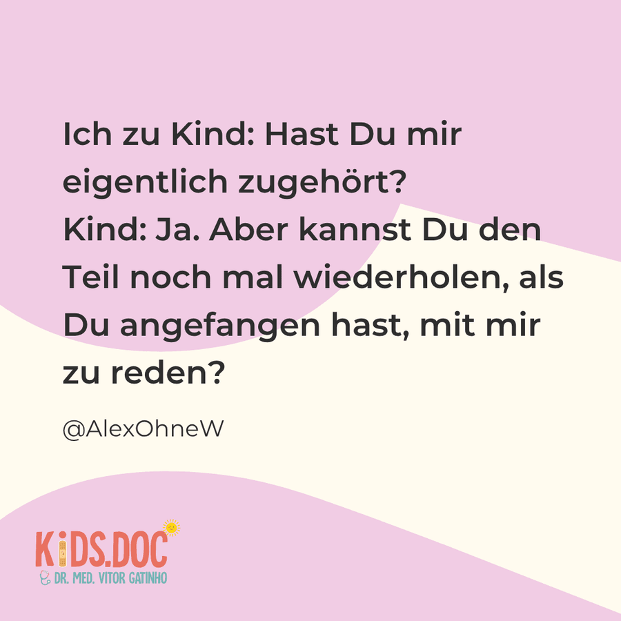 Kids Doc Eltern-Zitat