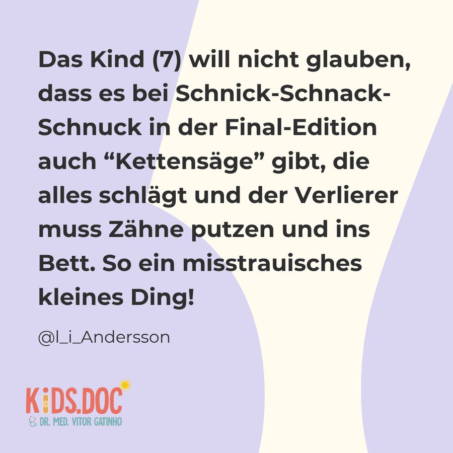 Kids Doc Eltern-Zitat