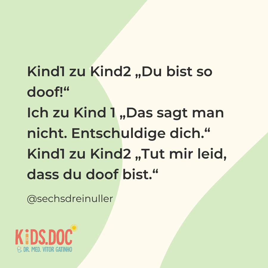 Kids Doc Eltern-Zitat